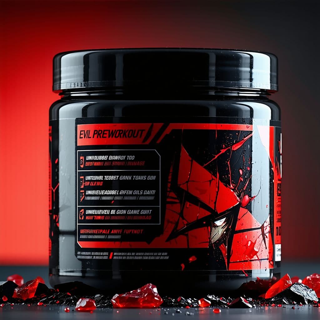 AI generated: evil preworkout, too strong, unbelievable gains