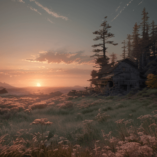 AI generated: Photo of a ultra realistic rusty spring, dramatic light, pale sunrise, cinematic lighting, battered,...