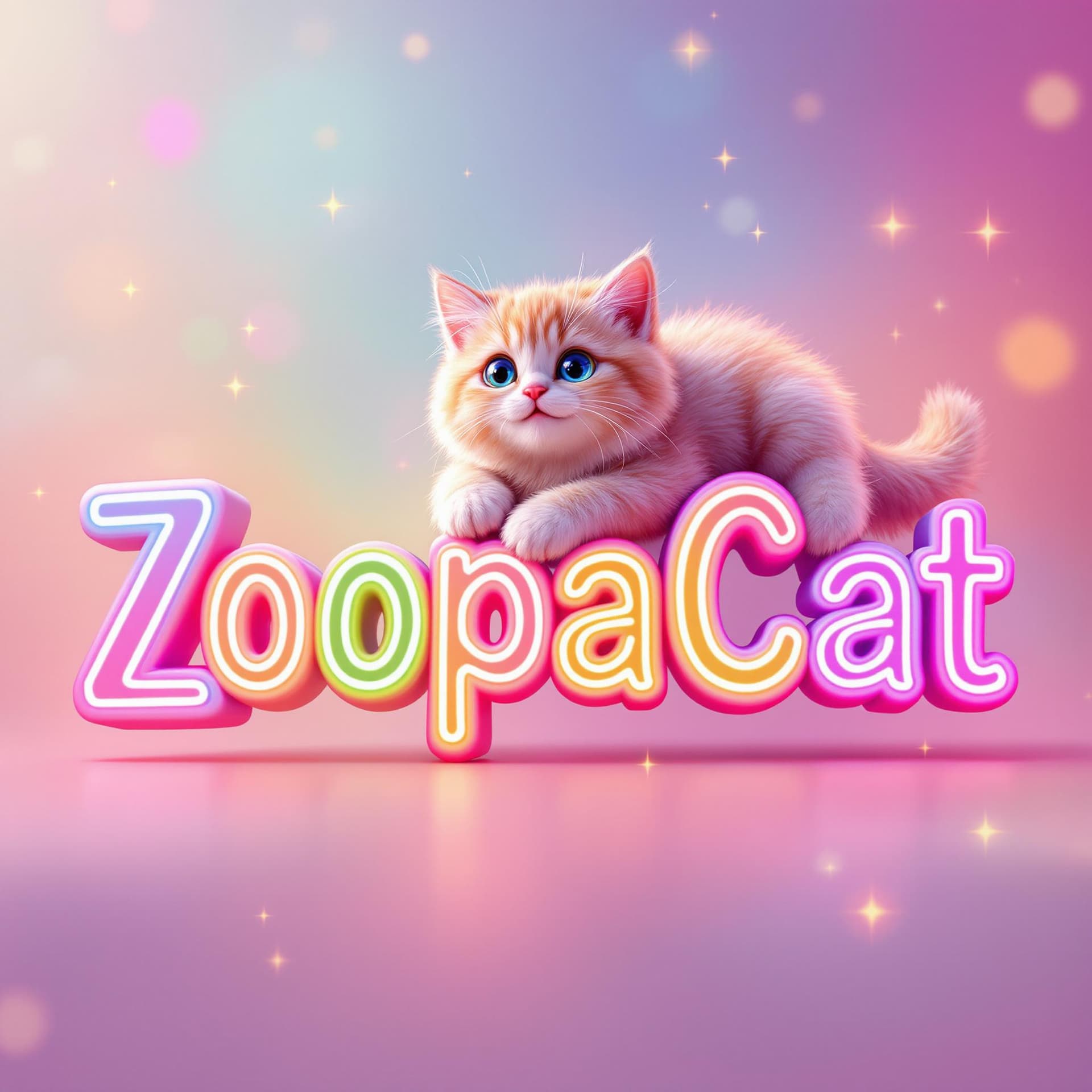 AI generated: **"A stunning, ultra-realistic 16K UHD YouTube banner featuring the word 'ZoopaCat' in a stylish, br...