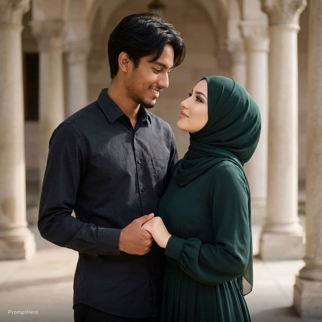AI generated: a couple in love