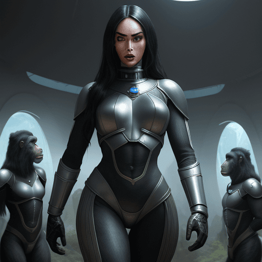 AI generated: AI predicted elevation centuries' years past the death of human kind in the timeline of realistic fu...