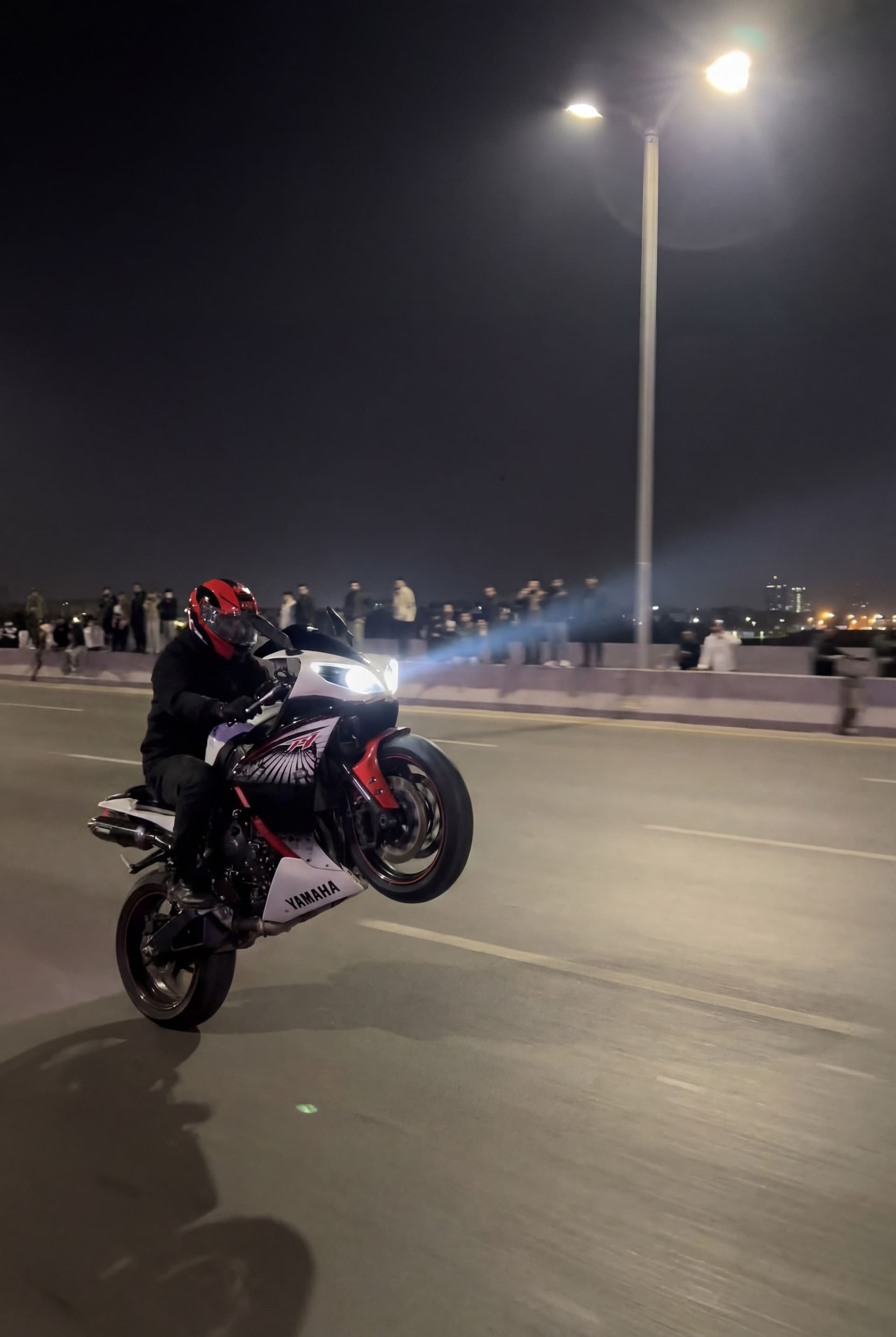 AI generated: Wheelie on that highway uploaded