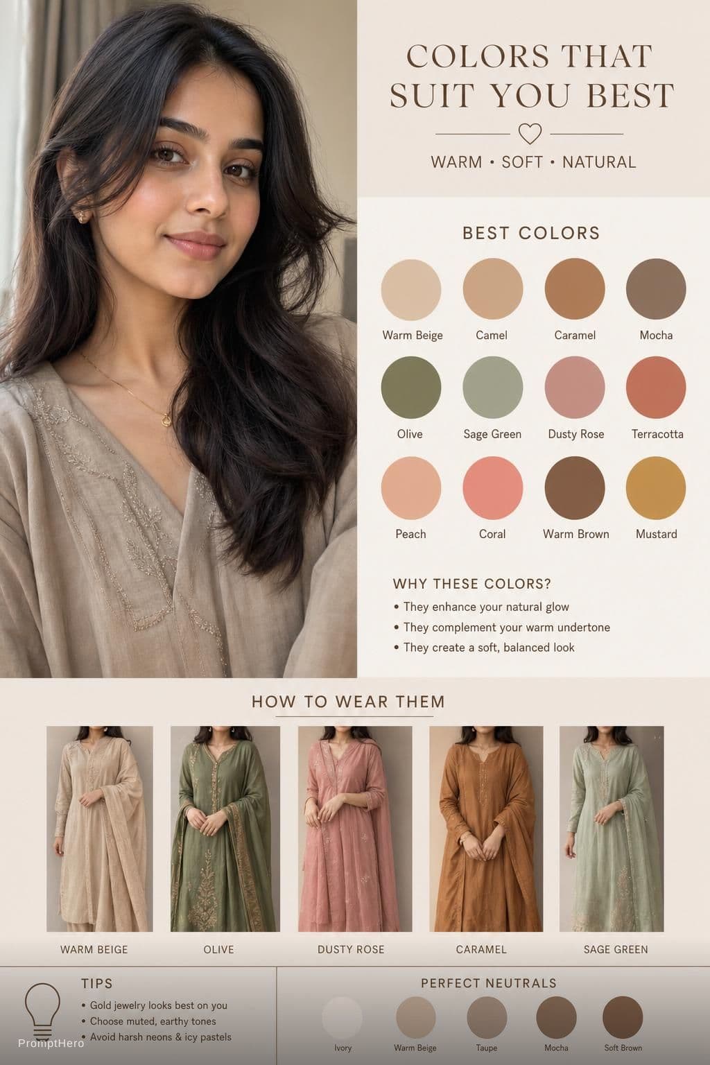 AI generated: create a same color which suits my skin color
