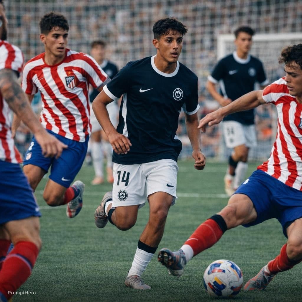 AI generated: partido de futbol