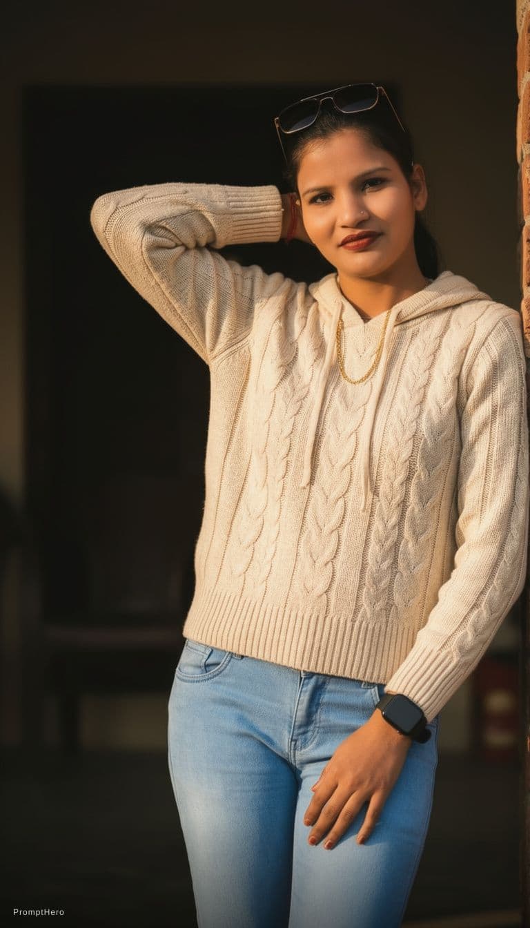 AI generated: 26 year old indian girl