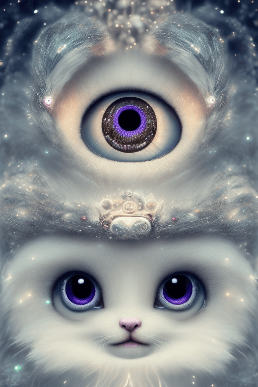 AI generated: cutest AND softest creature in the world| large doll like eyes| supernatural and otherworldly| highl...