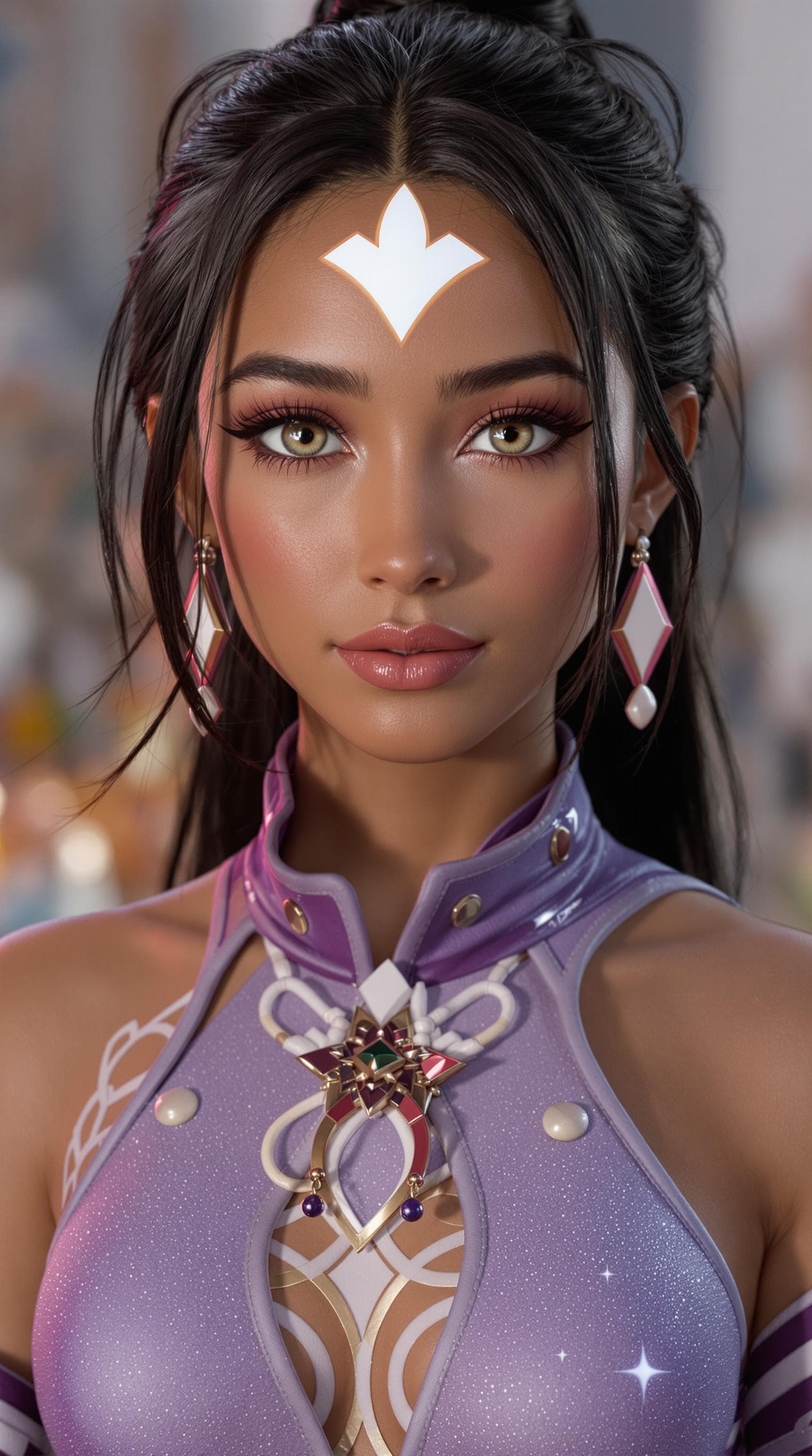 AI generated: a professional photo of a exceptionally of the most beautiful Katara (age 7),  (full body), (futuris...