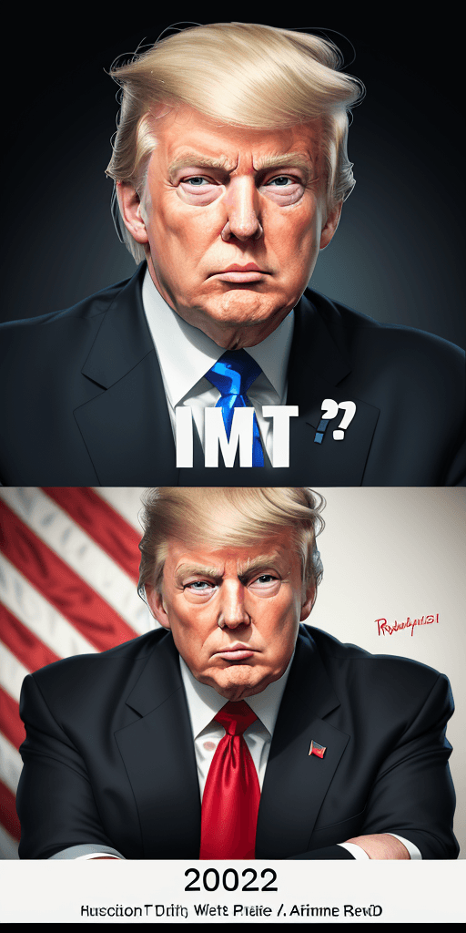 AI generated: Trump 2024! winner!! winning the election at the white house!, detailed face, 8k resolution, painted...