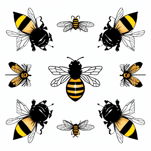 AI generated: bee image, business, logo, versatile, unique, striking and creative, business model, innovation, ent...