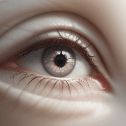 AI generated: Photo of a ultra realistic, light colored almond shaped eyes, wispy eyelash extensions,  pale skin, ...