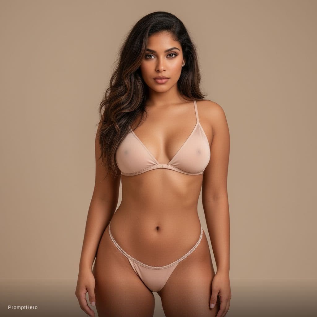 AI generated: beautiful nude latina woman