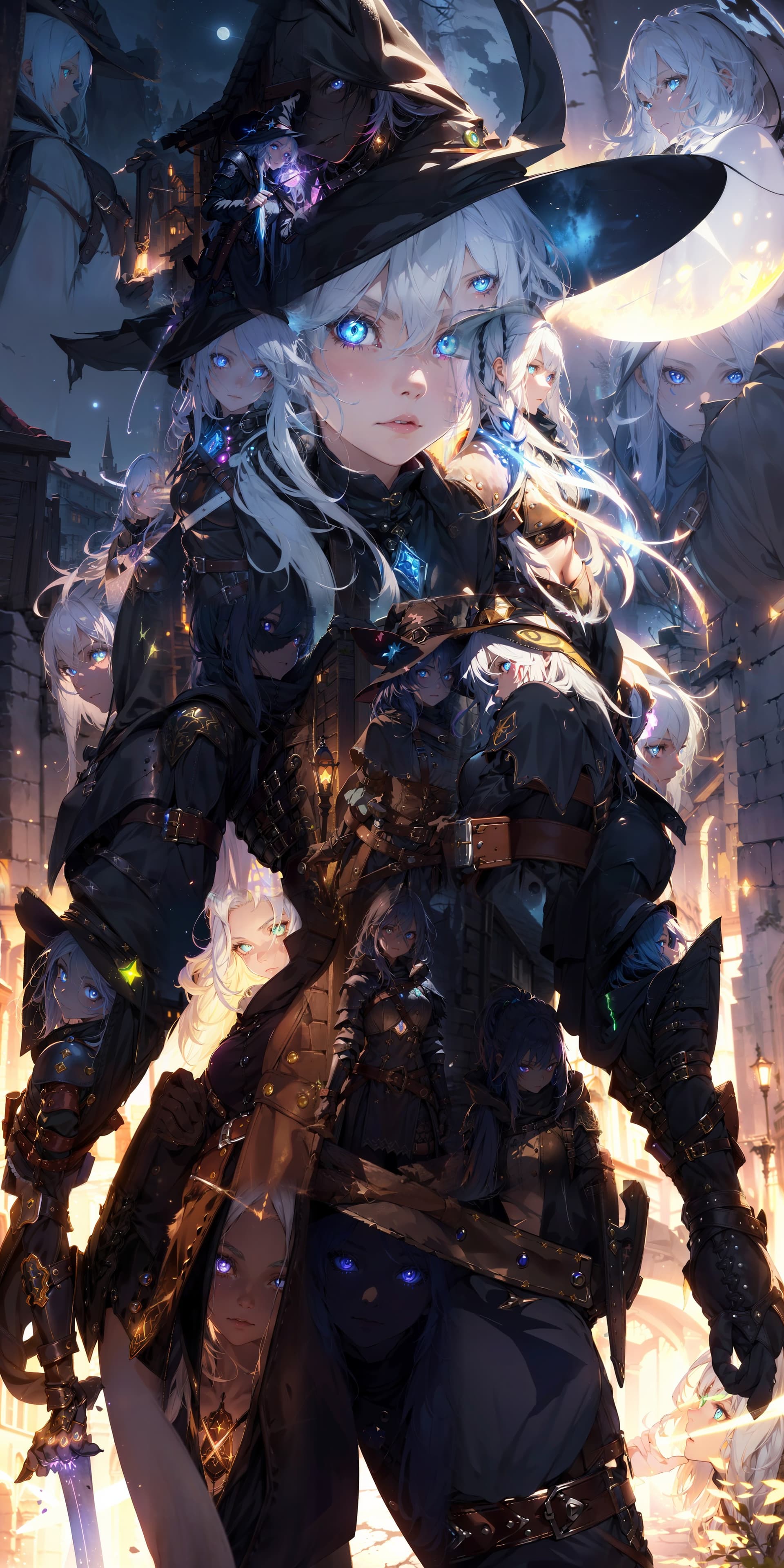 AI generated: the ((phenomenal)) phenomena adventurer full body witch, created by the number 1 infamous rebel, out...