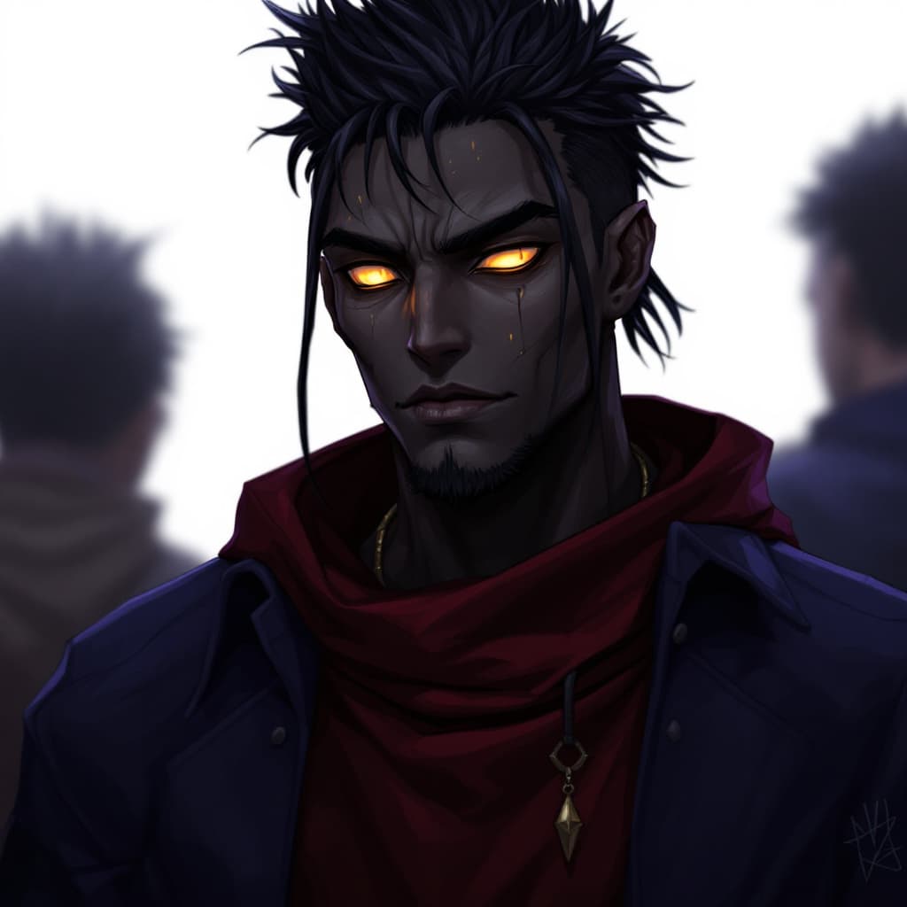 AI generated: Dark skin Paizuri-clothed