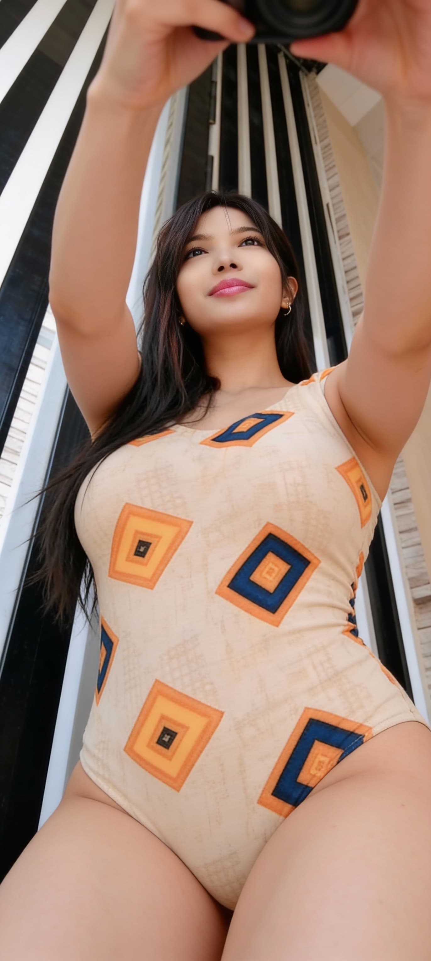 AI generated: read first*** Note: I uploaded a photo with prompt of what she's wearing.

My Client just designed...