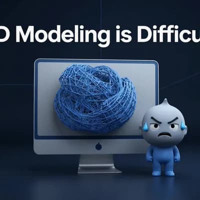 AI generated video: 3D modeling is difficult. If you never got to master it to the point you could create captivating 3D...