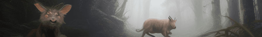 AI generated: Medium shot, Adorable creature with big reflective eyes, moody lighting, best quality, full body por...