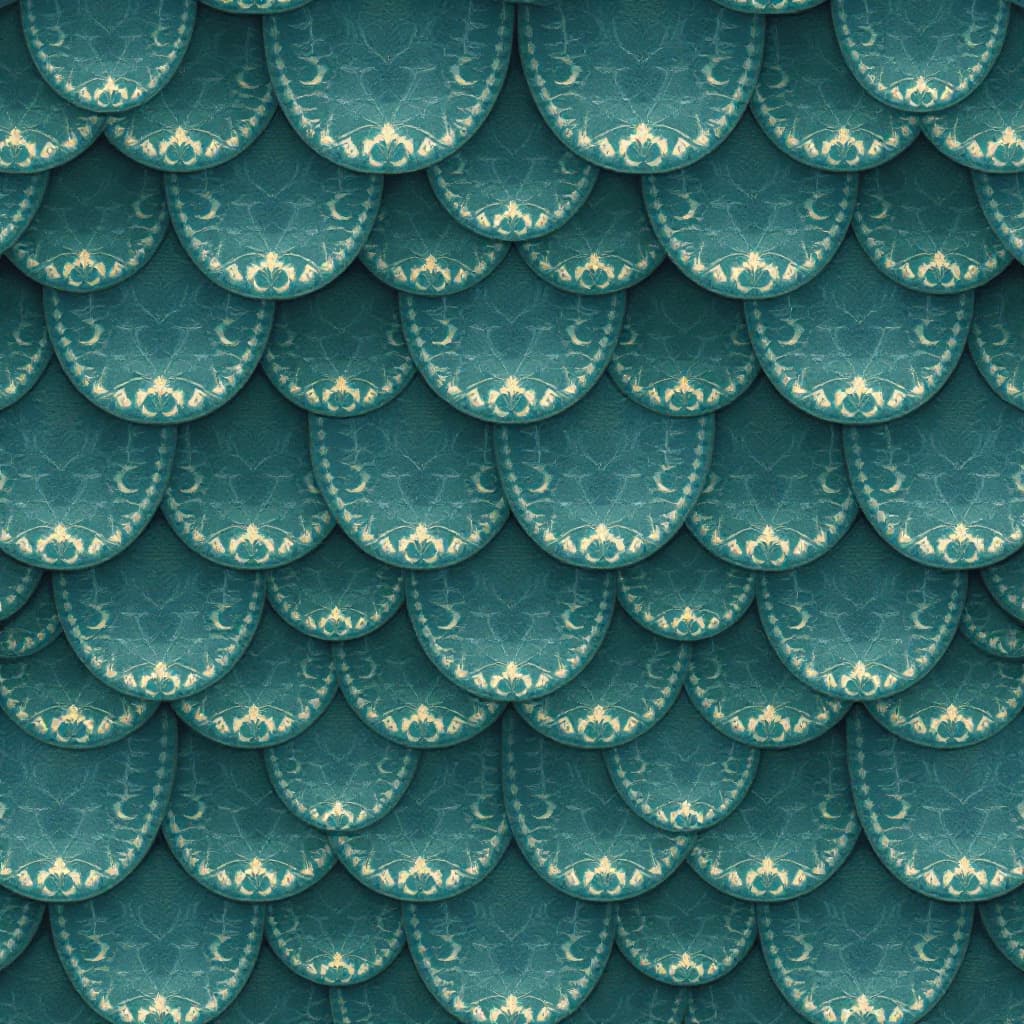 AI generated: ornamental scales