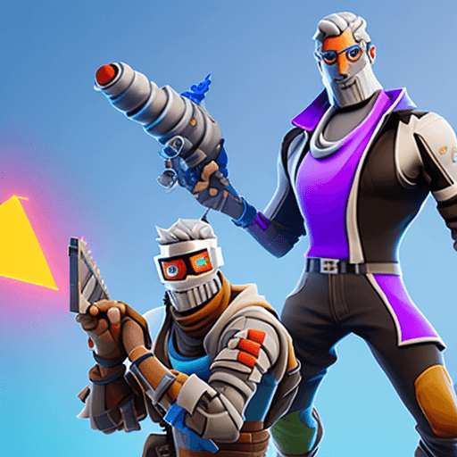 AI generated: computer hero fortnite skin

