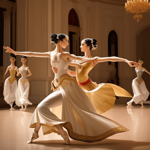 AI generated: Elegance in Motion"! Discover the passion for classical dance in an inspiring environment where grac...
