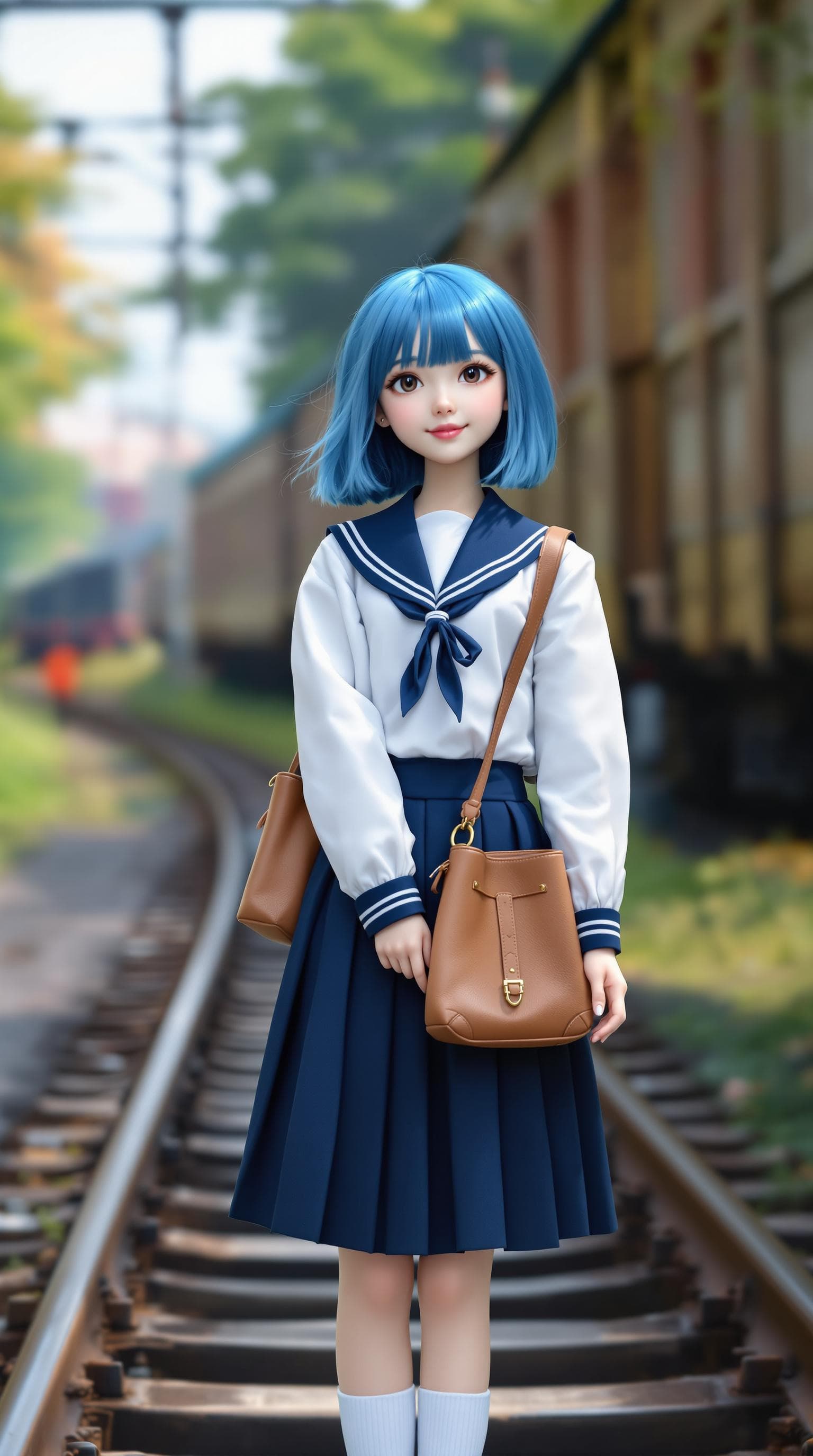 AI generated: beautiful photorealism of a girl, beautiful girl, young girl, korean girl, ulzzang face, dressed in ...