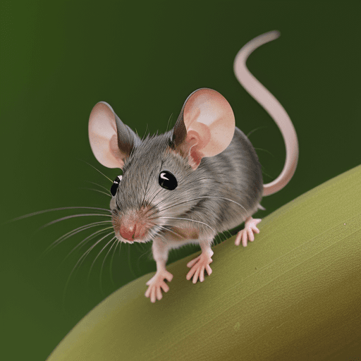 AI generated: photo of an interesting funny male mouse, hd , MALE MOUSE