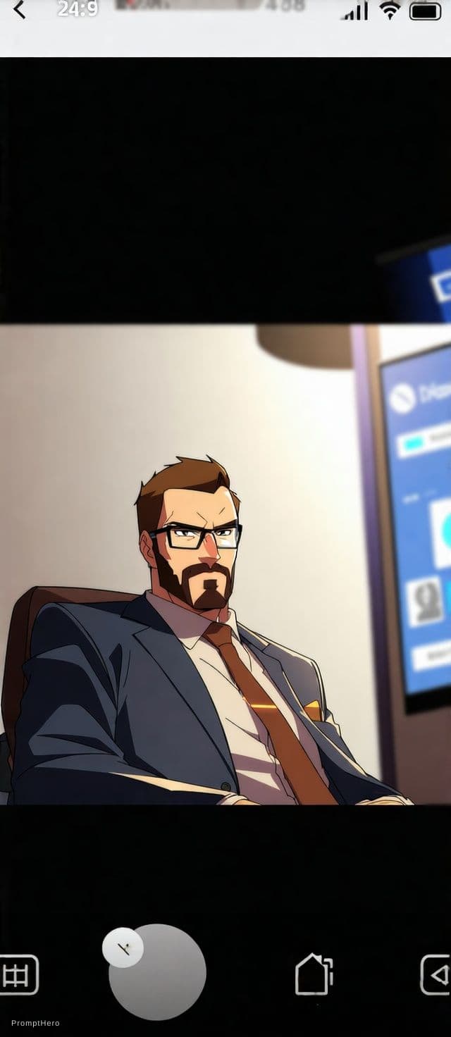 AI generated: High quality portrait of Gordon Freeman from HL2. Art by Makoto Shinkai, Crunchyroll, pixiv, danboor...