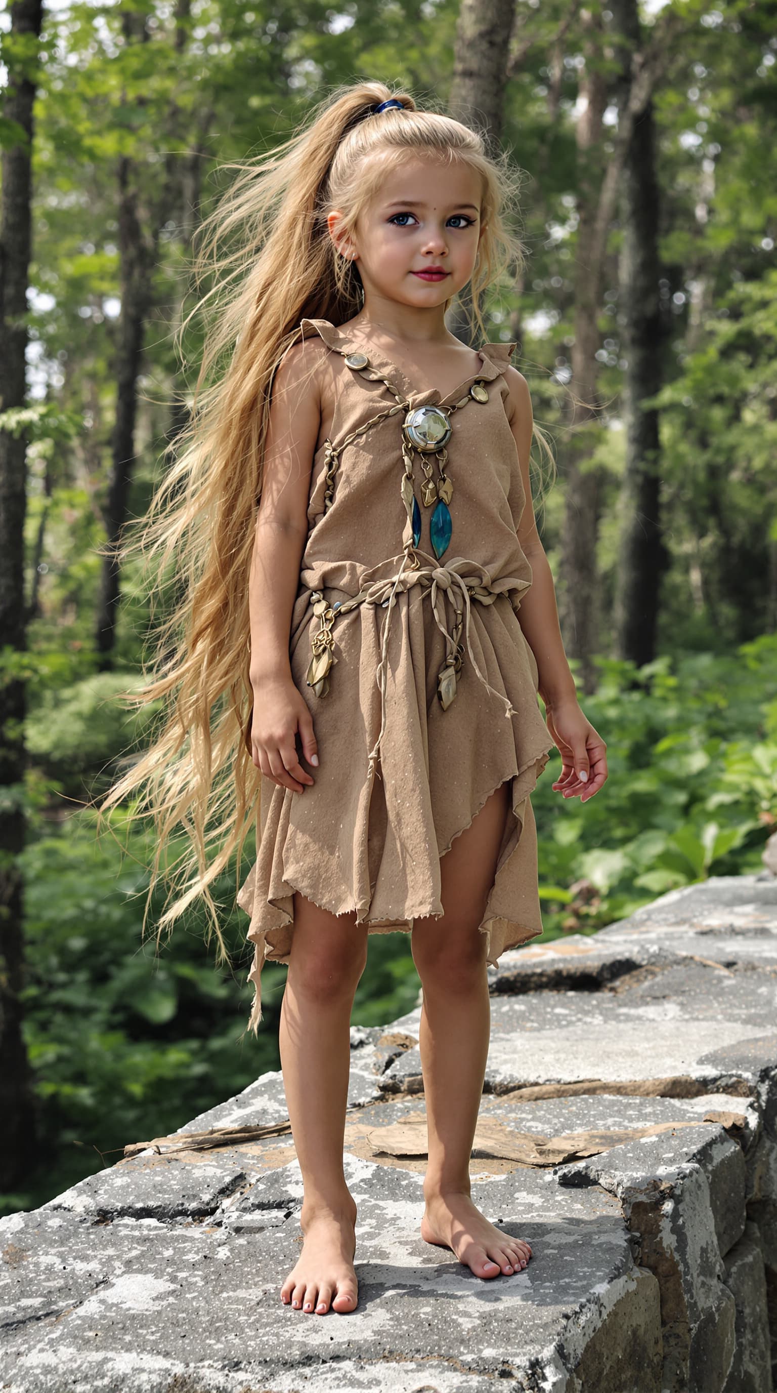 AI generated: a professional photo of a exceptionally beautiful girl in the world, (seven year old),( age 7) (futu...