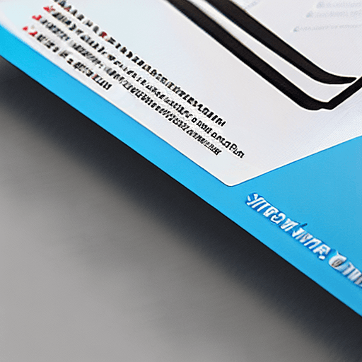AI generated: highly detailed advertising flyer for a bank, credit card and investment company advertising service...