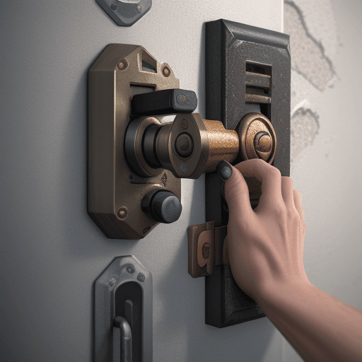 AI generated: a realistic image of a locksmith hammer with precise textures, high quality,octane render, 8k