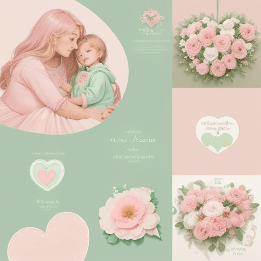 AI generated: Background: a soft background color such as light pink or mint green to create a warm and comforting...
