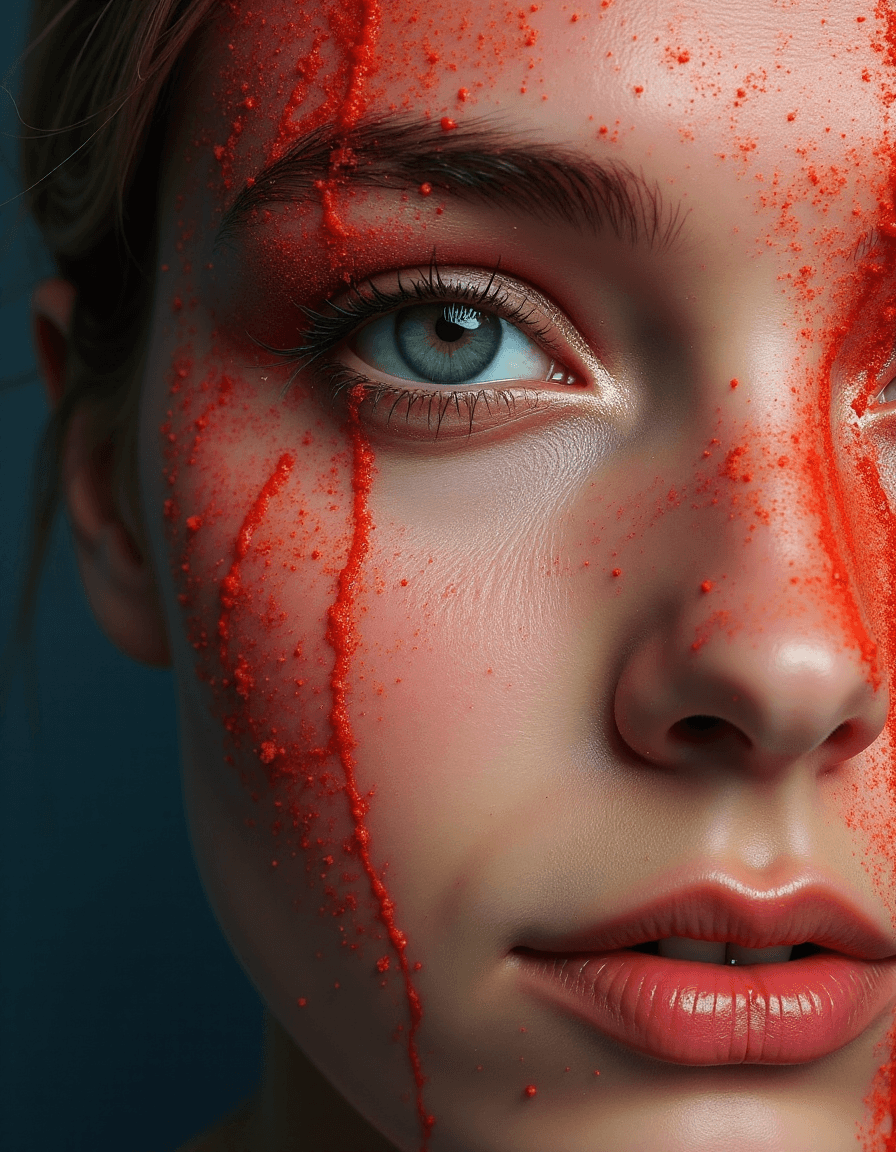 AI generated: [paint of a woman face : bonsai, sakura : 0.38]