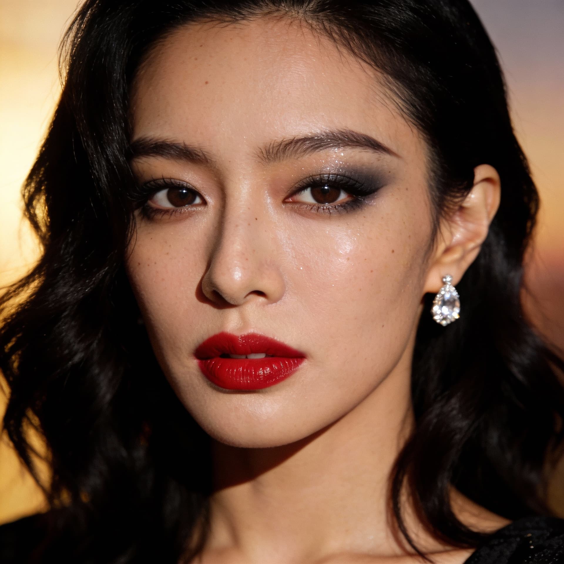 AI generated: close-up of a stunning fashion model, ultra-realistic, portrait, shot on a Sony A7III, high quality ...