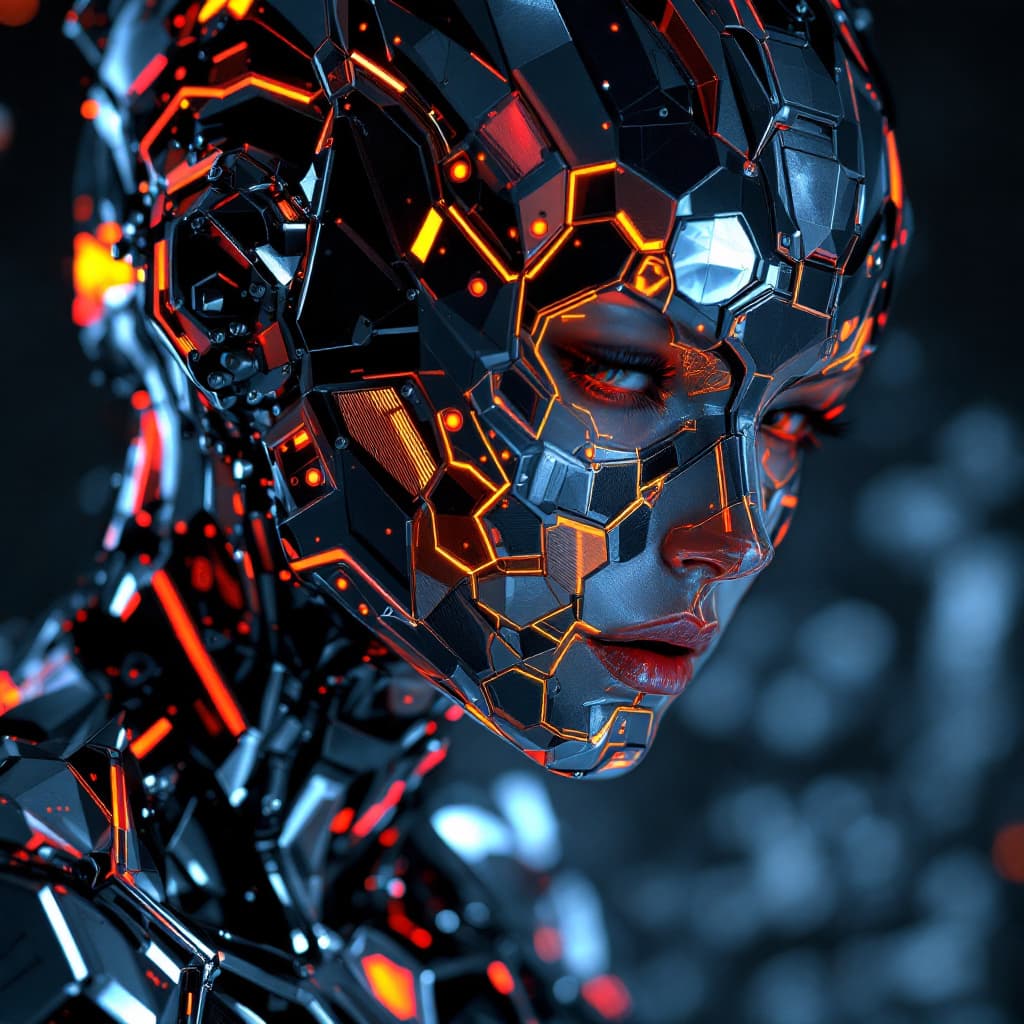 AI generated: android android games for ios or android, in the style of tristan eaton, cyberpunk dystopia, meticul...