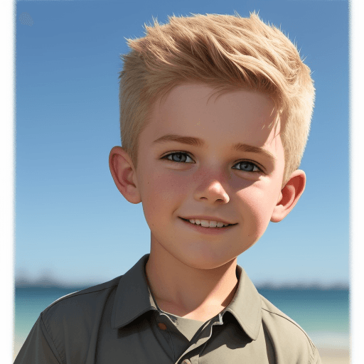 AI generated: australian  boy


