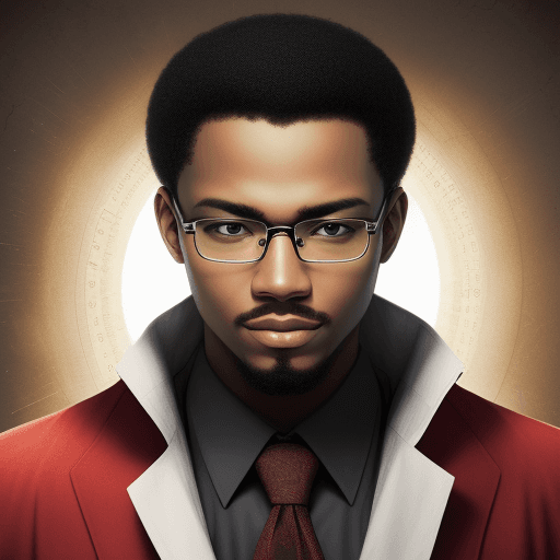 AI generated: intelligent man, will revolutionize the world