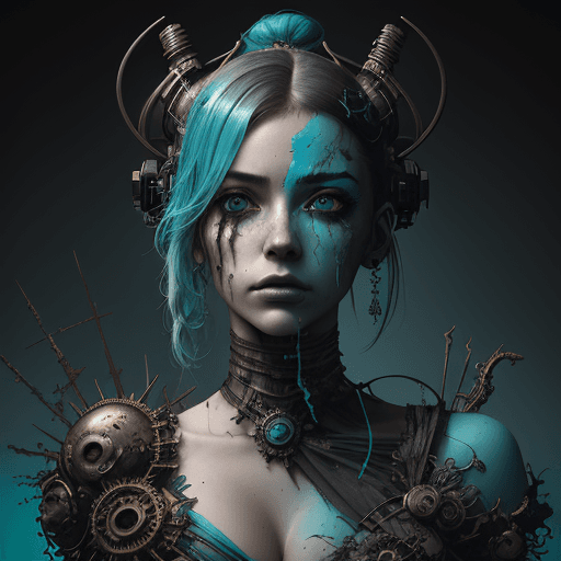AI generated: the best of the art gallery's, in the style of oliver wetter, alberto seveso, cyberpunk dystopia, da...
