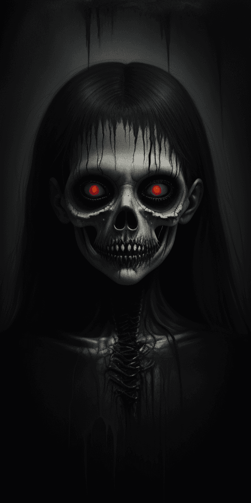 AI generated: Studio Photography, That That Lurks In The Dark, Scary Creepy (Grisly) Ominous, Painted with Vibrant...
