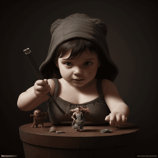 AI generated: Elektra, adorable baby, render, rembrandt, cgsociety, artstation trending, highly detailed, fantasy,...