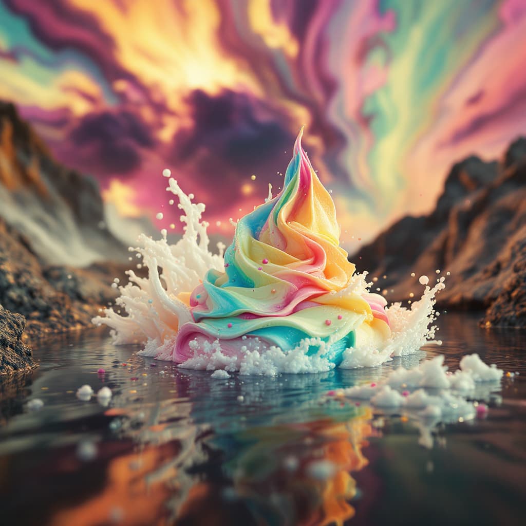 AI generated: Vibe policecream, psy-op-surrealism --v 6.1 --style raw --s 750 