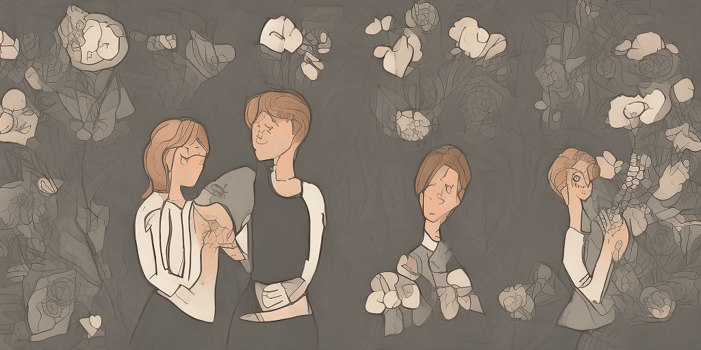 AI generated: Illustration about Same-sex couples, love beyond class and culture, sincerity instead of flirting - ...
