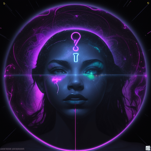 AI generated: /imagine: Double-exposure photo
of a. adina's body& head art, in the style of cosmic abstraction, lo...