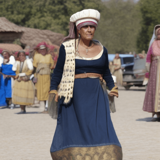 AI generated: A woman wearing a large strapon
