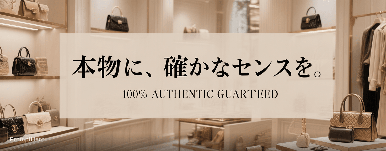 AI generated: Create a wide luxury banner (aspect ratio 4.5:1) for a high-end fashion select shop profile header.
...