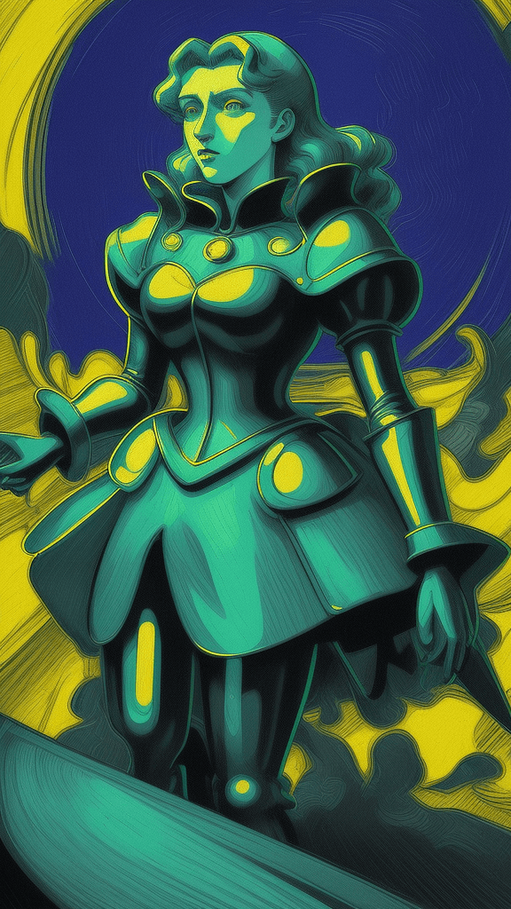 AI generated: (they are coming to take me away), Ray Tracing, Medieval Majesty, Retro Anime Style, Pop Art Energy,...