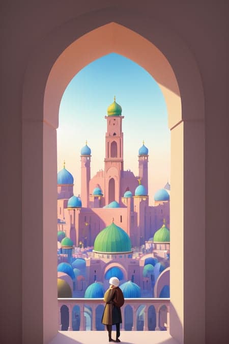 Monument Valley-ArtStyle LoRA - Image 1