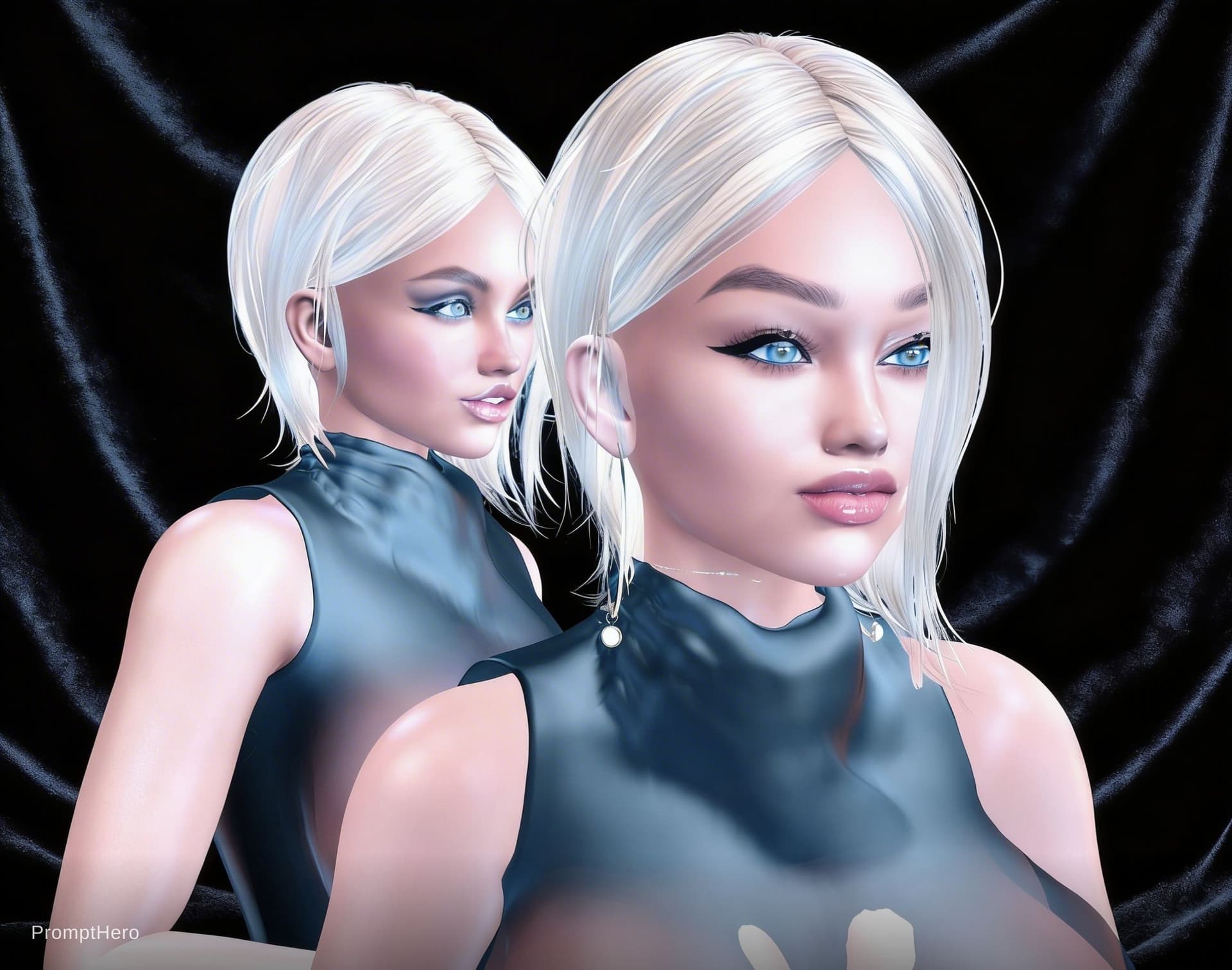 AI generated: "Image présente un style cinématographique saisissant,couleurs pastel douces,Portrait en gros plan d...