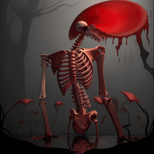 AI generated: venus flycatcher of bone eating monsters:: Sketch::3 Drawing::3 Storybook Illustration::2 Moody Ligh...