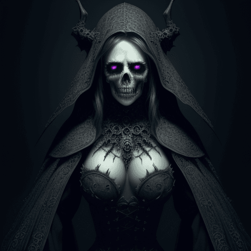 AI generated: "(very detailed 8k wallpaper) | (intricate, high detail, dramatic) | (medium shot of a terrifying ne...