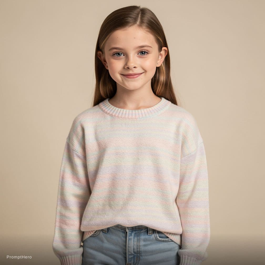 AI generated: Beautiful 12 year old Millie Bobby Brown