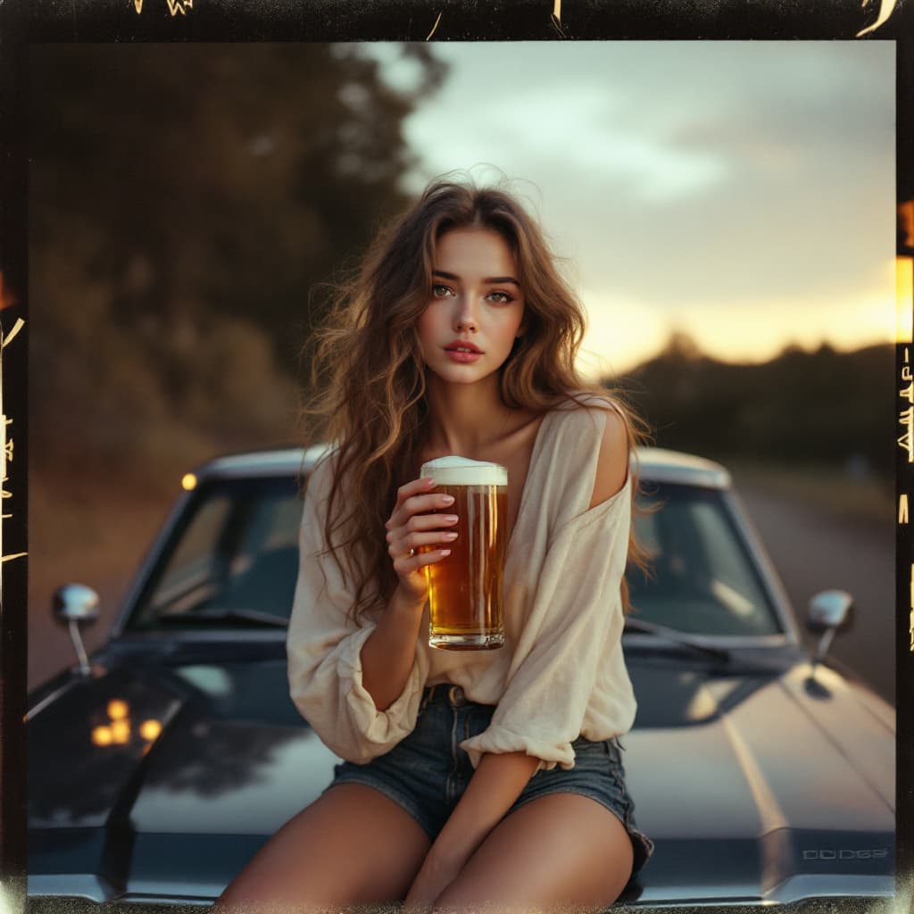 AI generated: "A hyper-realistic, film-grained Polaroid photo of three irresistibly cute young Aphrodite standing ...